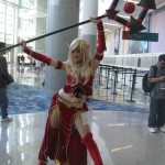 Lindsay as a Blood Elf at BlizzCon 2008