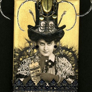 Detail of "Metamorphosis" by steampunk artist WinnonaCookie