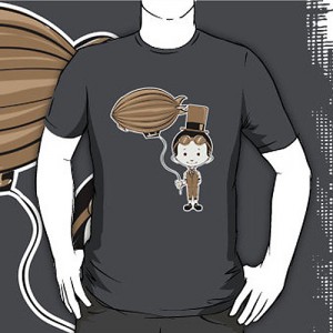 Steampunk T-shirt by Damien Mason